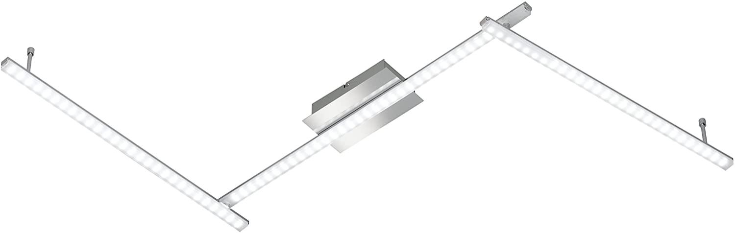 Wofi CLAY 163 LED Deckenleuchte, chrom, 180cm Bild 1