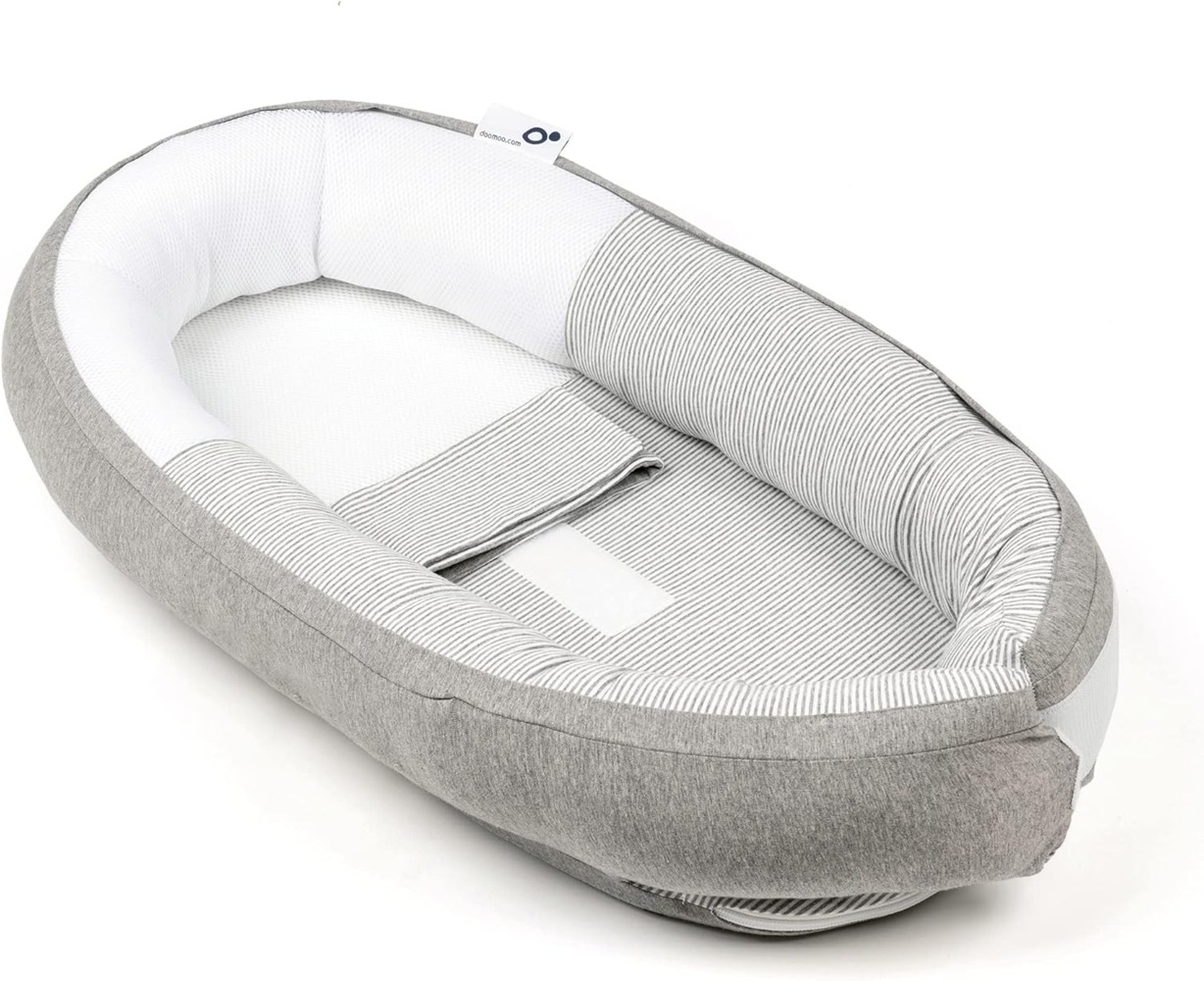 Doomoo Cocoon Classic Babynestchen Grey Bild 1