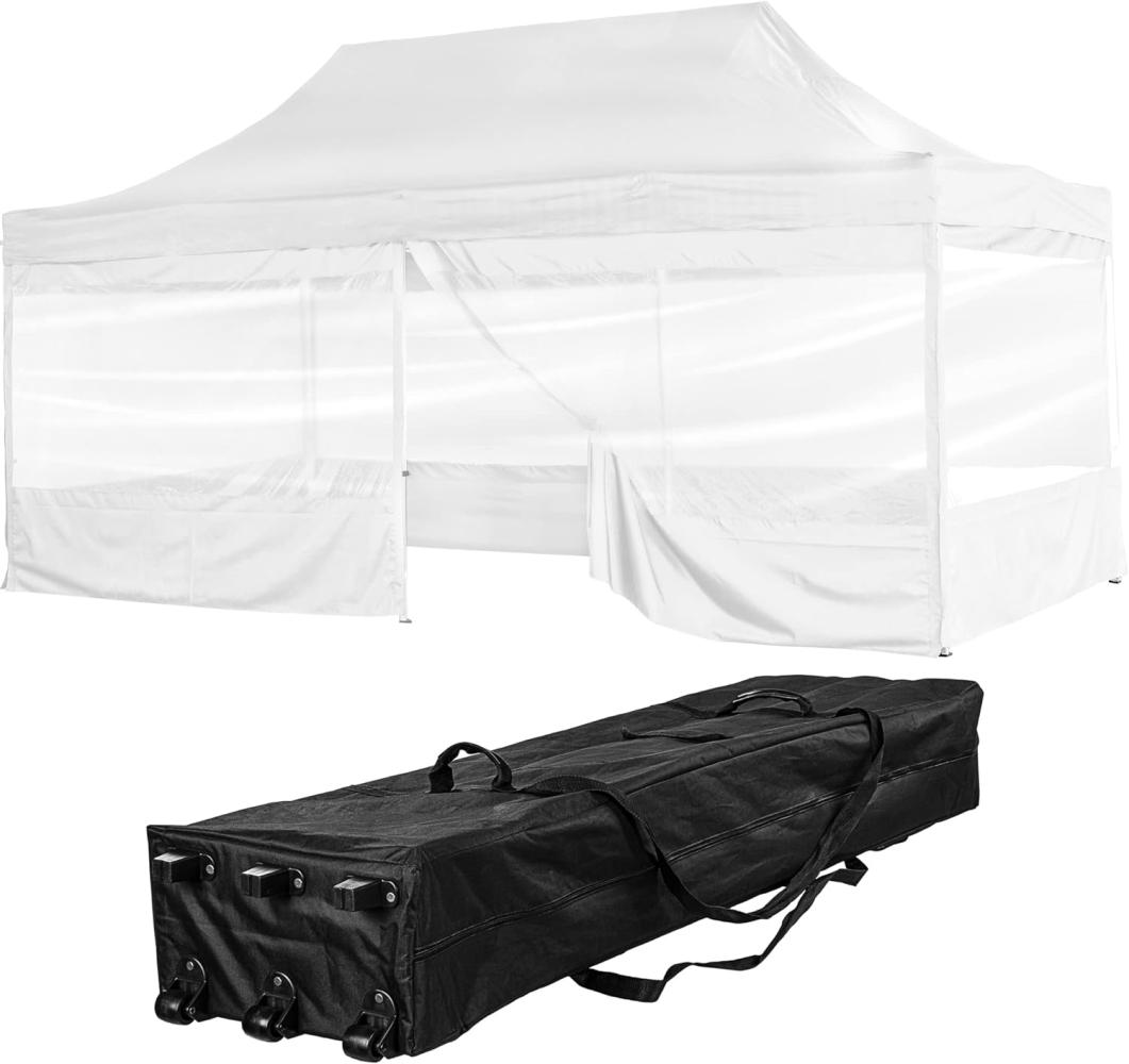 INSTENT® Faltpavillon weiß, 3x6 m Bild 1