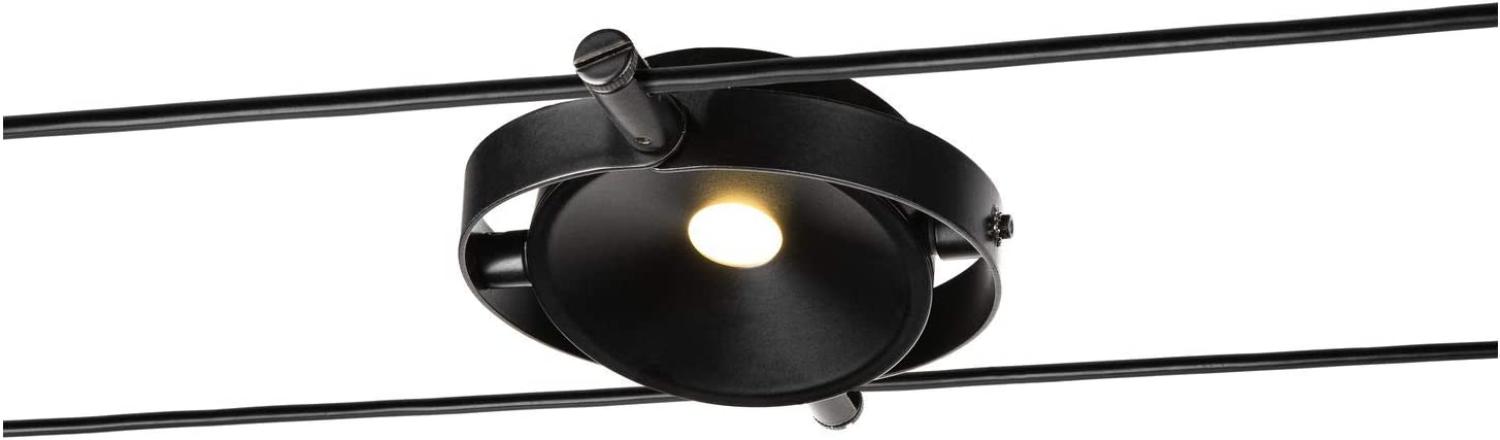 SLV No. 1002861 DURNO LED Seilleuchte für TENSEO Niedervolt-Seilsystem 2700K schwarz Bild 1