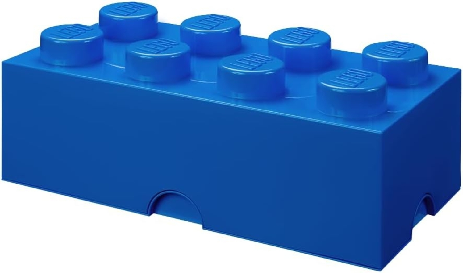 LEGO Aufbewahrungsstein, 8 Noppen, Stapelbare Aufbewahrungsbox, 12 l, blau Bild 1