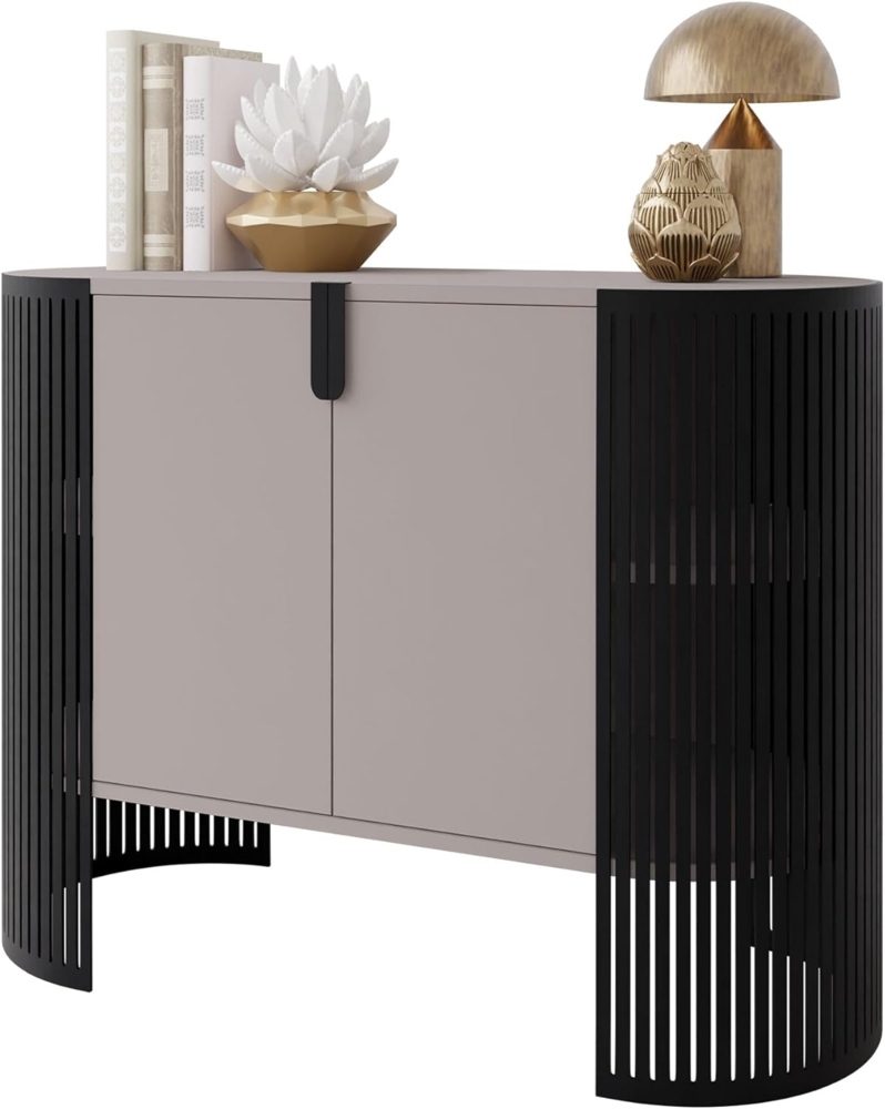 Kommode Fahugin (Farbe: Schwarz / Cashmere) Bild 1