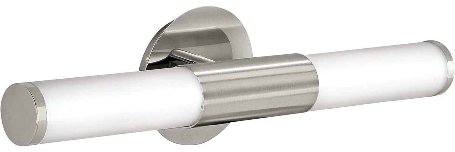 Eglo 87222 Badezimmer-Wandleuchte PALMERA nickel-matt, E14 max. 2X40W Bild 1