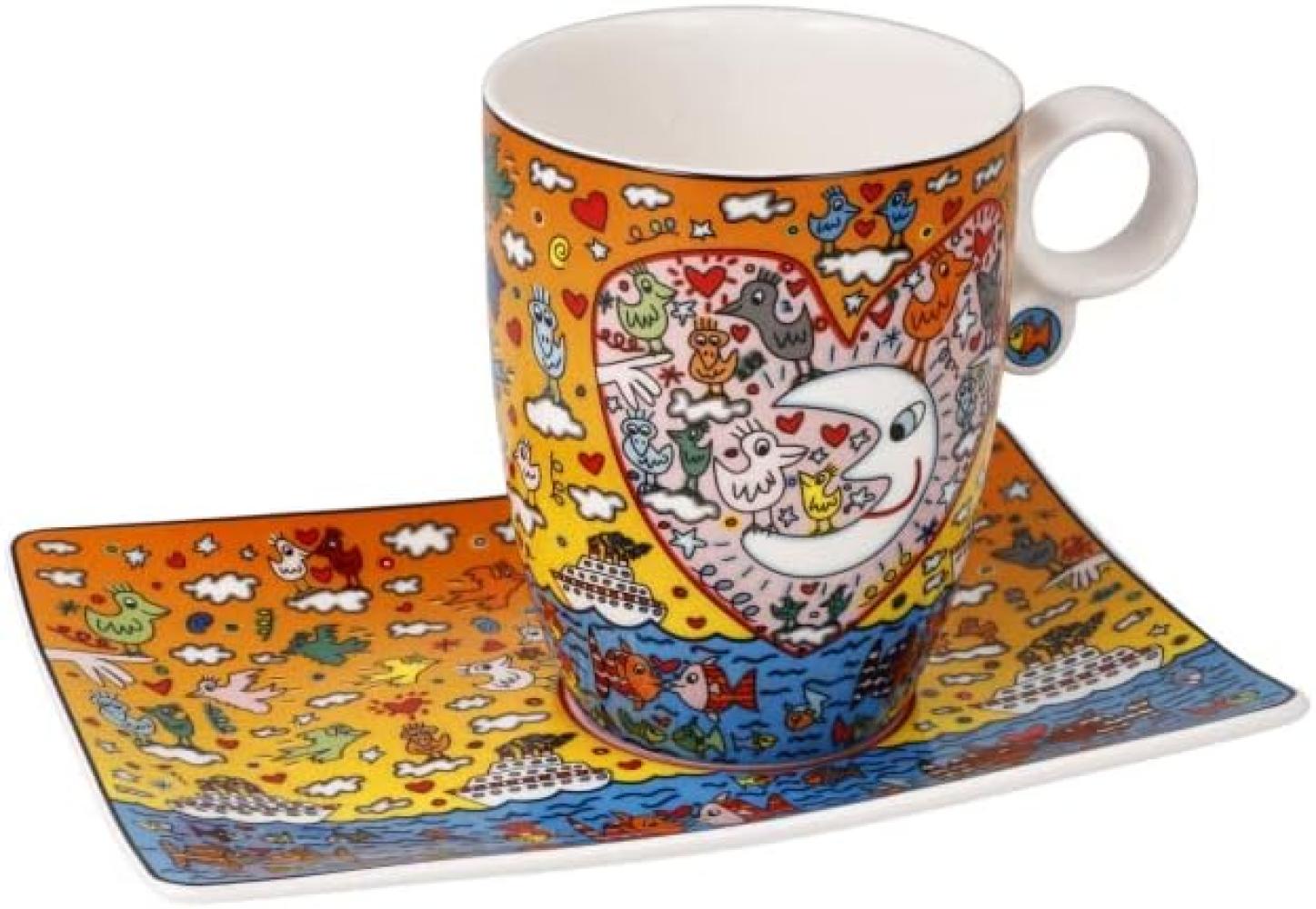 Goebel Künstlertasse James Rizzi - The Romance of the Sea, Fine Bone China, Bunt, 0. 4 L, 26102751 Bild 1