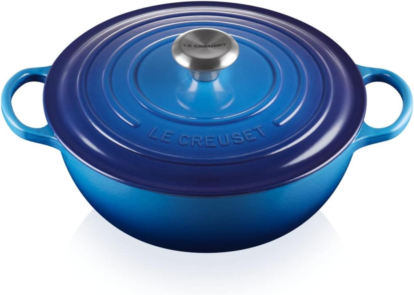 Le Creuset Signature La Marmite 26 cm Azure - Blau - 25 bis 28 cm Bild 1