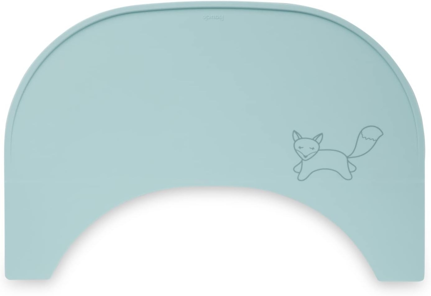 Hauck Silikon Auflage für Hochstuhl Alpha Essbrett Wooden/Click Tray oder Esstisch - Baby und Kinder Platzdeckchen, Abwaschbar, Rutschhemmend und Temperaturbeständig (Mint Fox) Bild 1