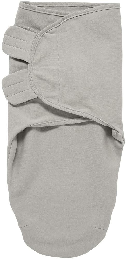 Meyco Baby Pucksack Swaddlemeyco Uni Grey (1 tlg), 0-3 Monate Bild 1