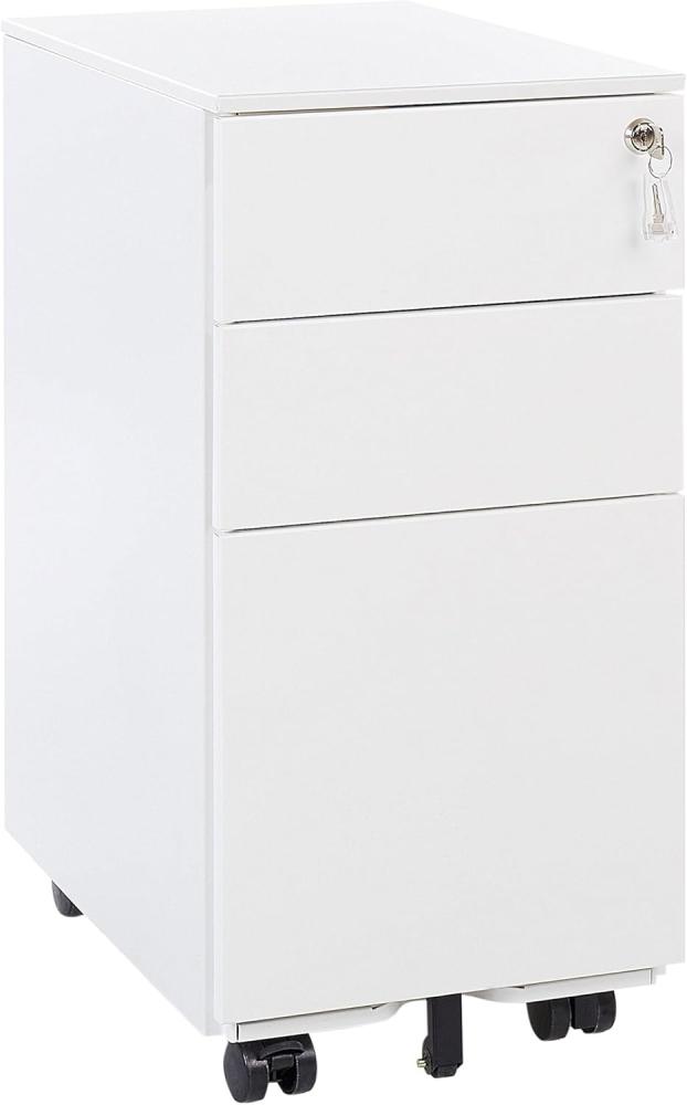 Büroschrank BOLSENA Metall Weiß Bild 1