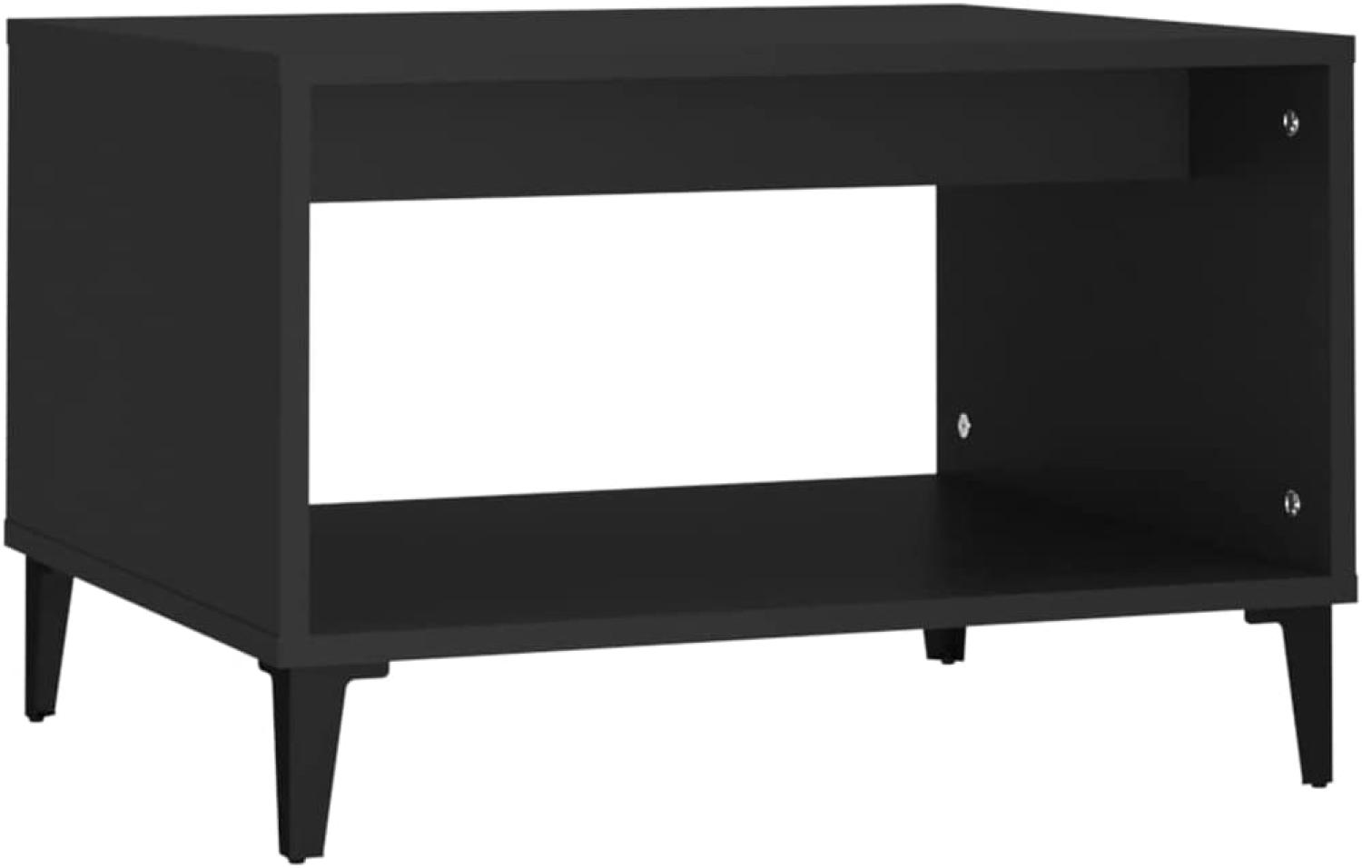 Couchtisch Schwarz 60 x 50 x 40 cm Holzwerkstoff Bild 1