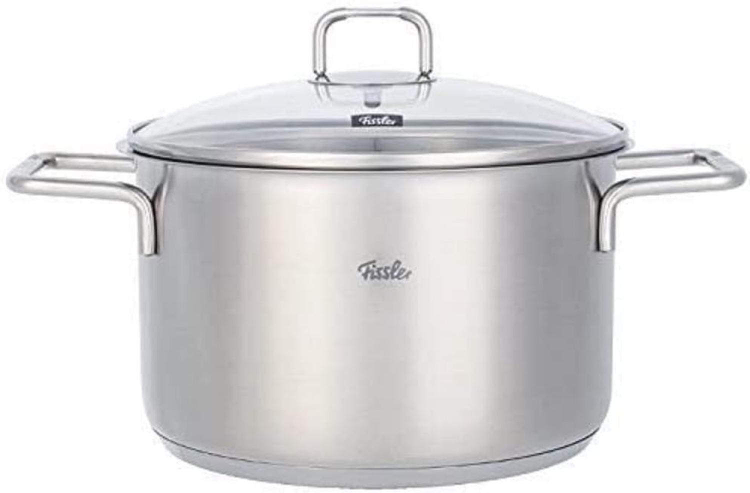 Fissler Hamburg® Kochtopf Induktion mit Glasdeckel Edelstahl 16 cm Ø 2,1 L Bild 1