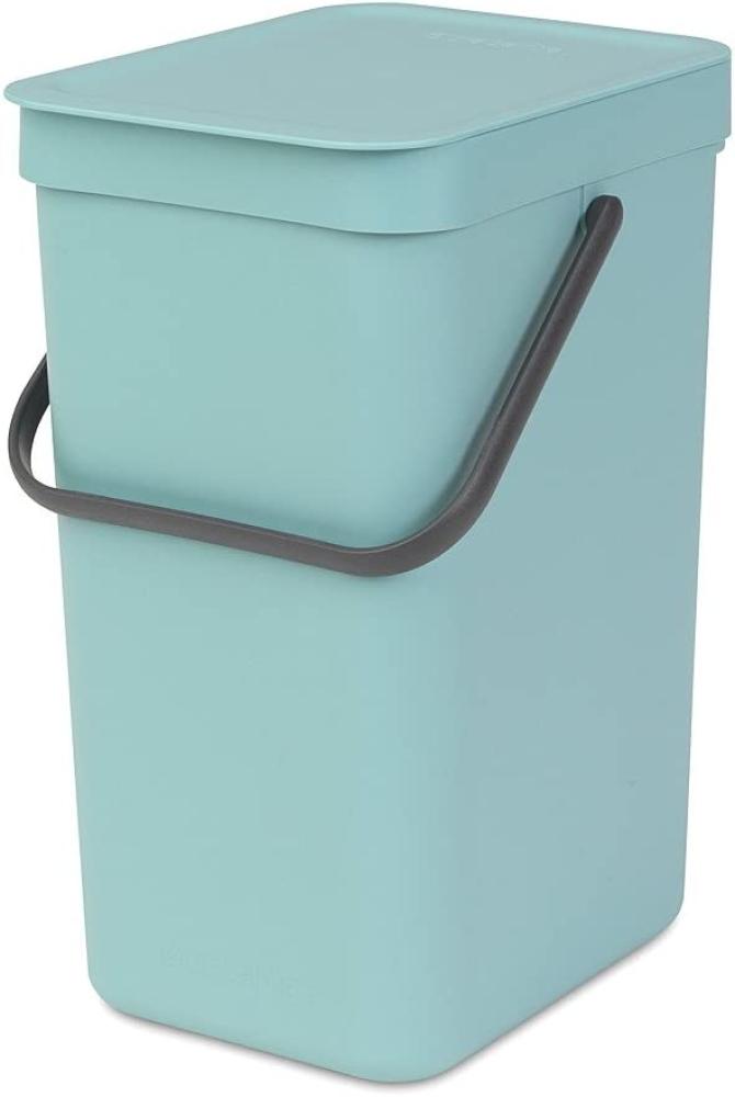 Brabantia 'Sort & Go' Abfallbehälter, Kunststoff, Mint, 12 Liter Bild 1