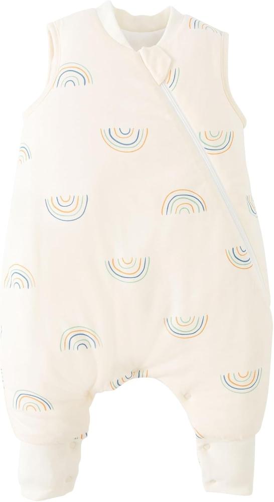 Duomiaomiao Baby Schlafsack, 1x Ganzjahresschlafsack, 1.5tog Kleiner Regenbogen, 85cm / Baby Körpergröße 90-100cm, Baumwolle Bild 1