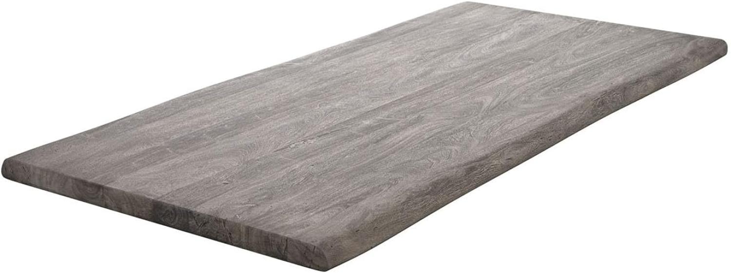 Tischplatte Edge Akazie Platin 200x100cm XL Live-Edge Bild 1