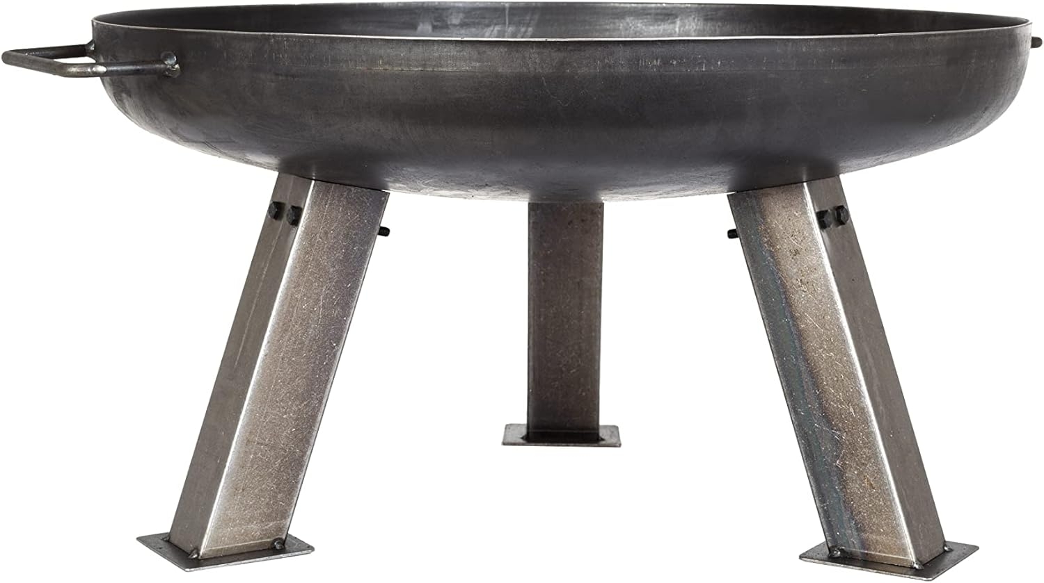 La Hacienda Feuerschale Pittsburgh Small Ø60 cm - Feuerschalen für den Garten - Feuerstelle Outdoor & Feuertonne - Feuerschale mit Opt. Grillrost- Feuerkorb für den Garten - 60 x 60 x 15 Bild 1