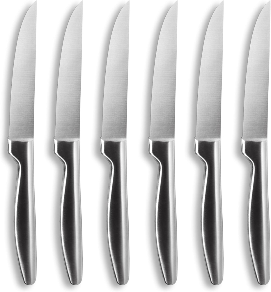 Comas Steakmesser BOJ Satin 6er Set, Fleischmesser mit Satin-Finish, Edelstahl, 22. 1 cm, 2999 Bild 1