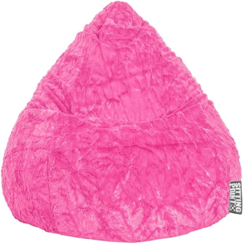 Sitzsack Sitzkissen Sessel Magma Fluffy XL Magma Sitting Point Pink Bild 1