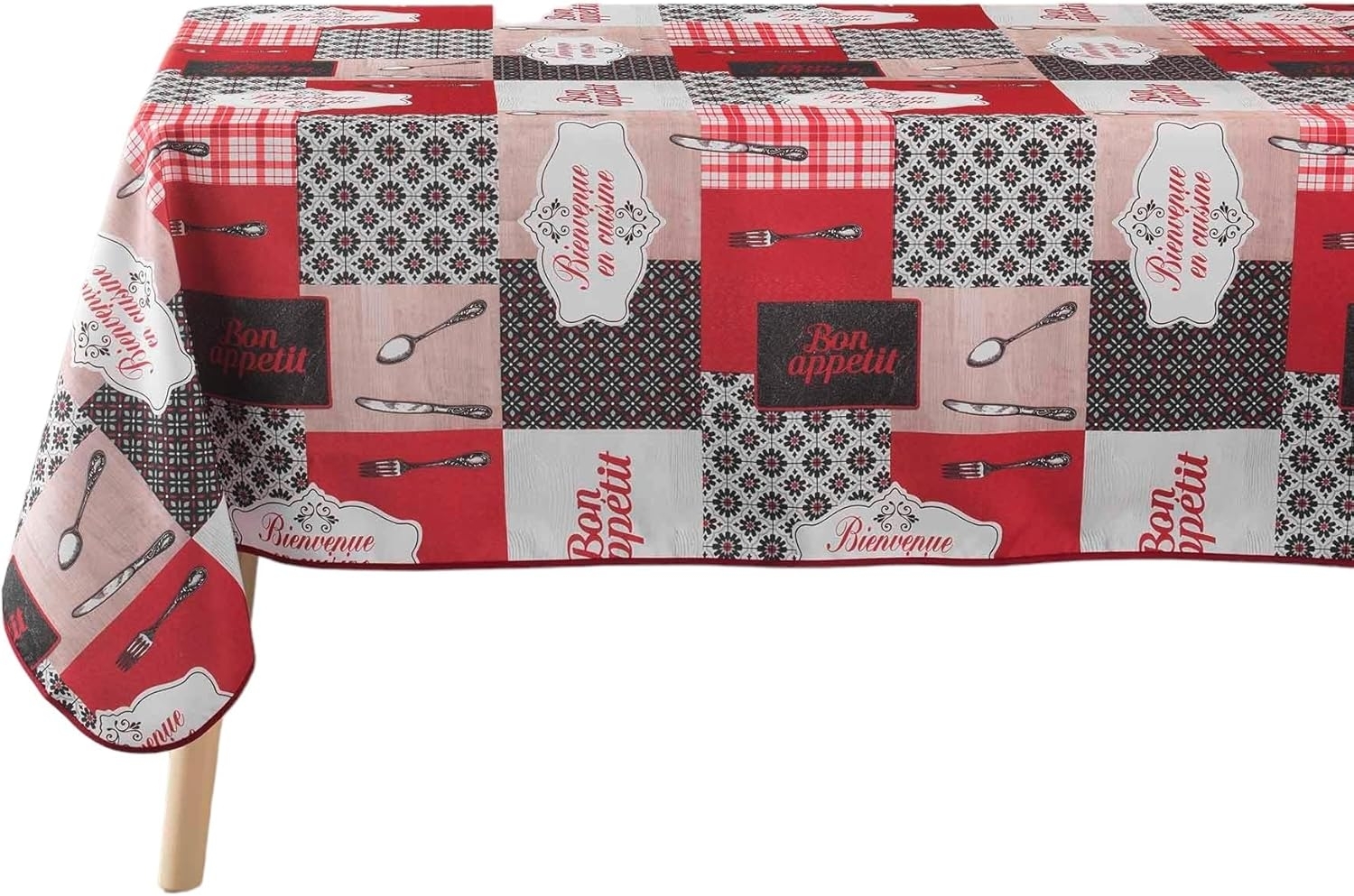 Douceur d'Intérieur, Tischdecke, rechteckig, 150x240 cm, Polyester, Bedruckt, Brunch Bild 1