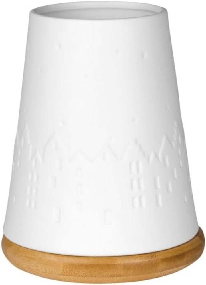 Räder Poesie Windlicht Winterstadt Ø 12,8 cm H 16,3 cm Bild 1
