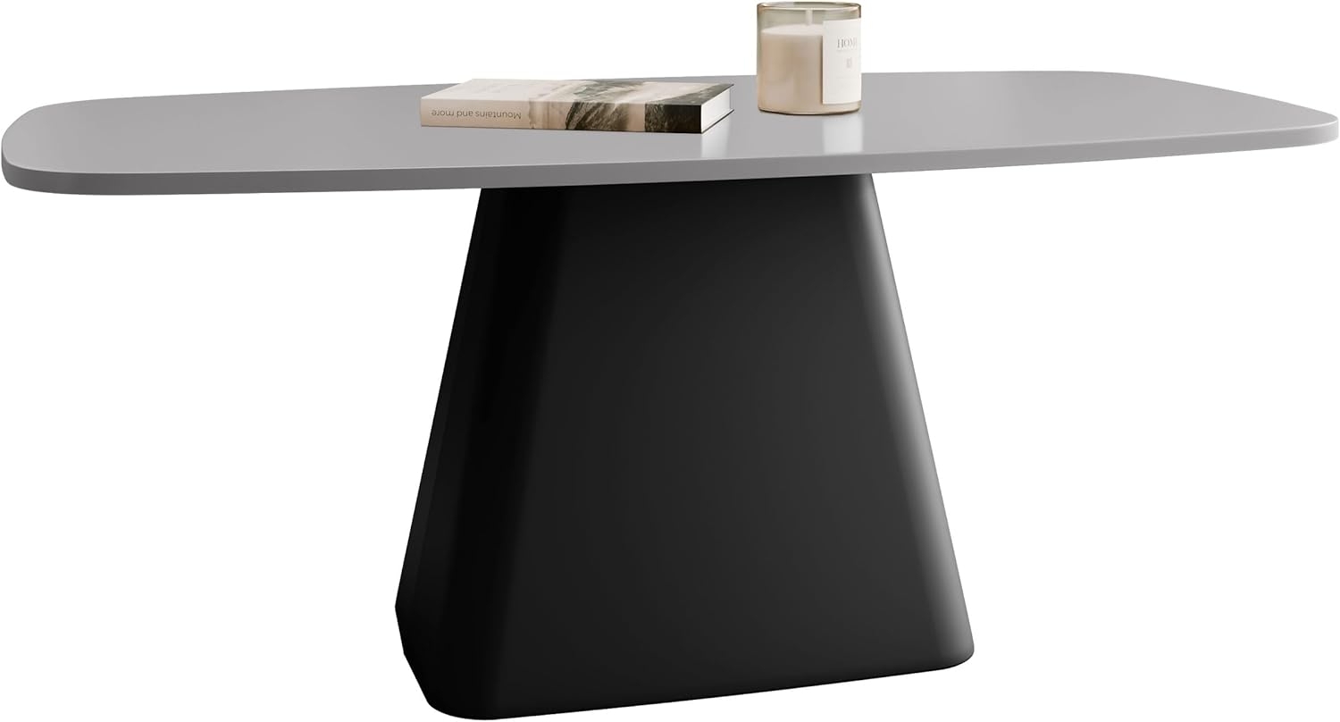 Couchtisch Nelupo (Farbe: Schwarz / Hellgrau) Bild 1