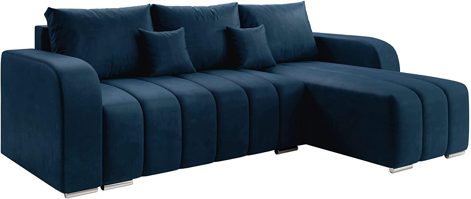 Ecksofa Kojos (Manila 26), blau, beidseitig montierbar Bild 1