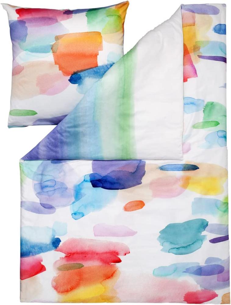 Estella Mako-Satin Wendebettwäsche Splash multicolor|240x220 cm + 2x 80x80 cm Bild 1