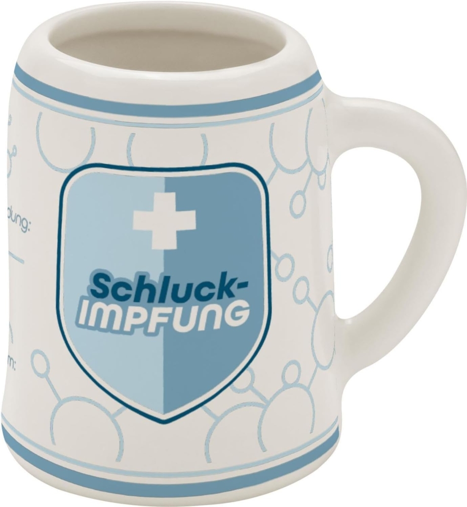 Schnapskrug Schnapsglas Stamper Keramik Sheepworld SCHLUCKIMPFUNG 73842 Bild 1