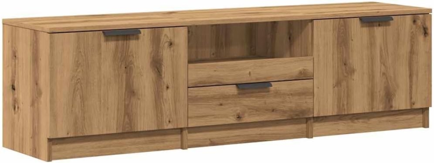 TV-Schrank Artisan-Eiche 140x35x40 cm Holzwerkstoff Bild 1