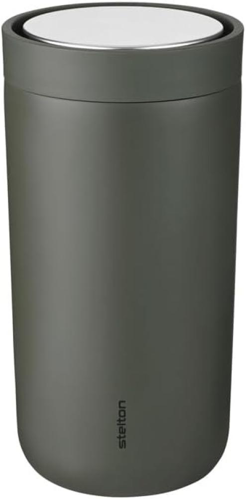 Stelton Thermobecher To Go Click, Edelstahl, Kunststoff, Soft Dark Forest, 200 ml, 675-26 Bild 1