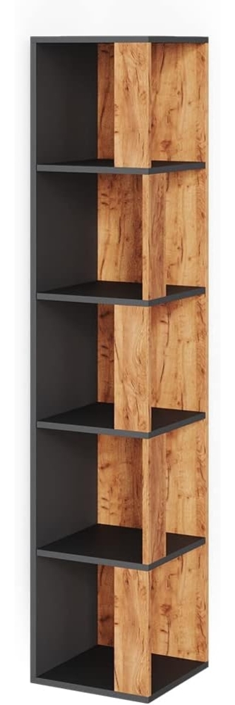 Eckregal Lio Goldkraft Eiche 33.3 x 162.2 cm Vicco Bild 1