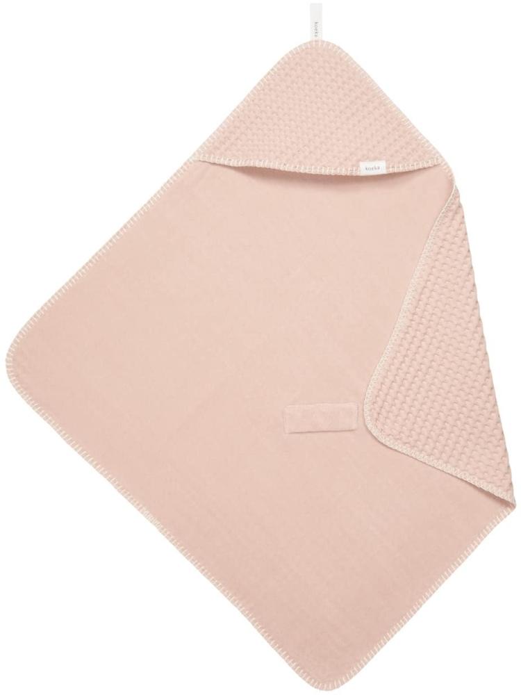 Koeka Antwerp Badecape - Waffel - Rosa Salt Rosa h Bild 1