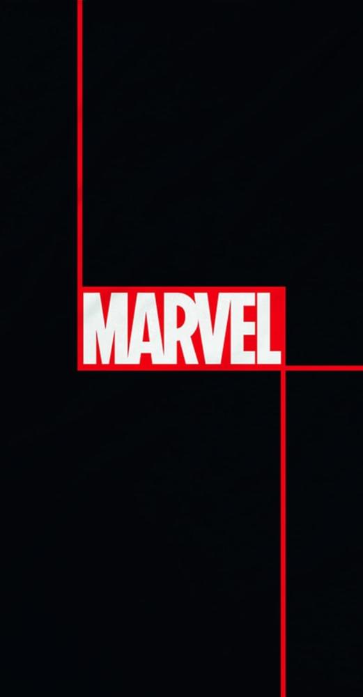 BERONAGE Strandtücher Marvel Badetuch Logo Schwarz 75x150 cm, 100% Baumwolle (1-St), Frottee in Velours-Qualität Bild 1