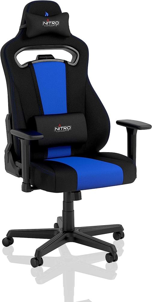 NITRO CONCEPTS E250 Gaming Stuhl - Bürostuhl Ergonomisch Schreibtischstuhl Zocker Stuhl Gaming Sessel Drehstuhl mit Rollen S Bild 1