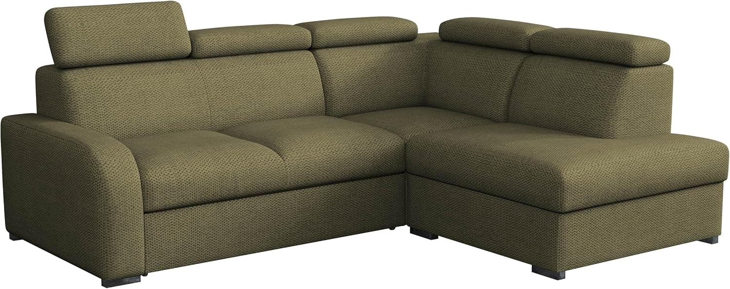 Ecksofa Apollo 2rRLXp mit Einstellbare Kopfstützen (Farbe: Crown 11, Seite: Rechts 2R+R+LXP) Bild 1