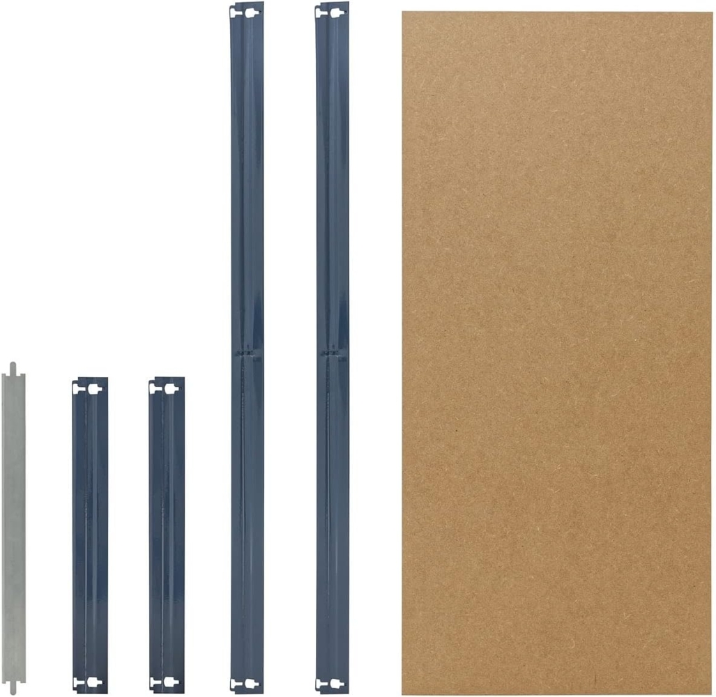 shelfplaza HOME 80x60 cm Fachboden-Set in blau für HOME Schwerlastregale mit 175 kg Traglast pro Boden Bild 1