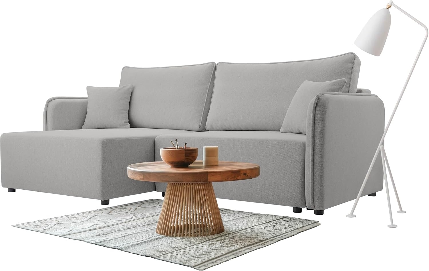 Ecksofa Maylana (Farbe: Velo 633, Seite: Links) Bild 1