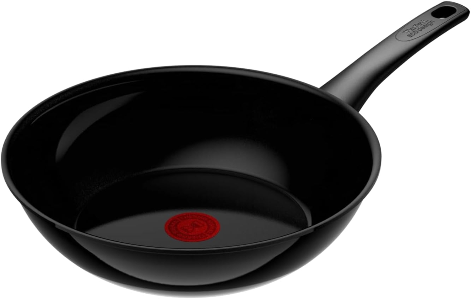 Tefal Wok Renew On Black, Aluminium (1-tlg), recycelt, Thermo-Signal, Ø 28 cm, Induktion Bild 1
