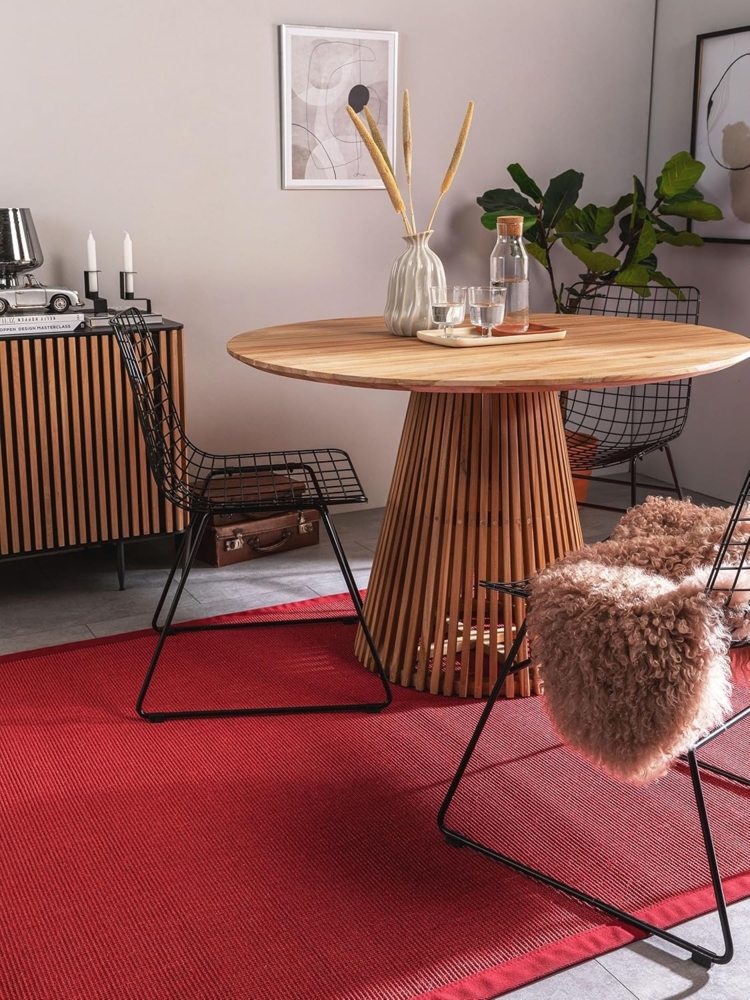 benuta Sisalteppich Sana, rechteckig, Höhe: 5 mm, 100% Sisal Naturfaser, Teppich Wohnzimmer, Esszimmer, Schlafzimmer Bild 1