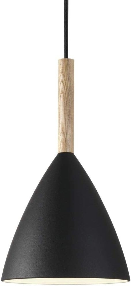 design for the people by Nordlux Moderne Pendelleuchten Pure 20, Braun, schwarz, Holz, Metall, 43293003 Bild 1