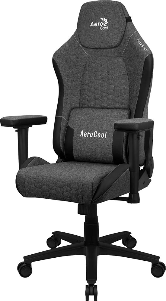 AEROCOOL ADVANCED TECHNOLOGIES Aerocool CROWN AeroWeave, Universal-Gamingstuhl, 150 kg, Gepolsterter Sitz, Gepolsterte Rückenlehne, 125 kg, Schwarz Bild 1