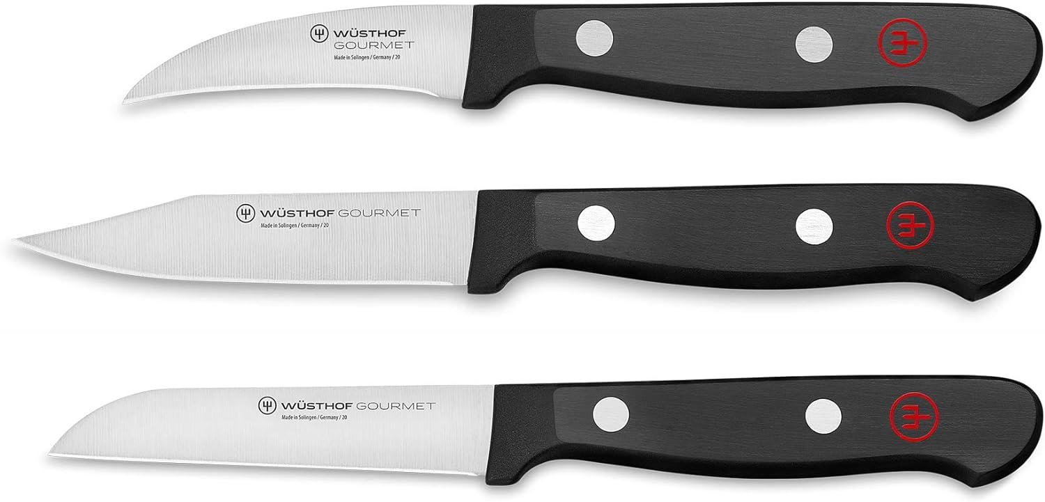 Wüsthof Gemüsemesser Set mit 3 Messern set with 3 knives Gourmet -- cm 9727 Bild 1