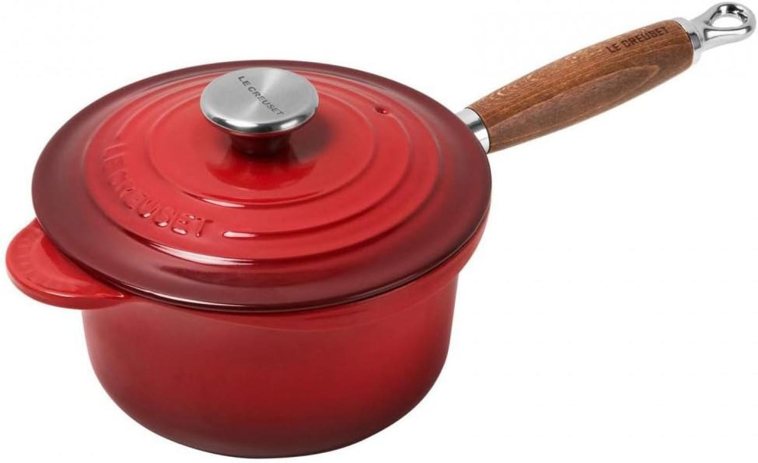 Le Creuset Profitopf mit Holzgriff 18 cm Kirschrot - 10 bis 18 cm - Rot Bild 1