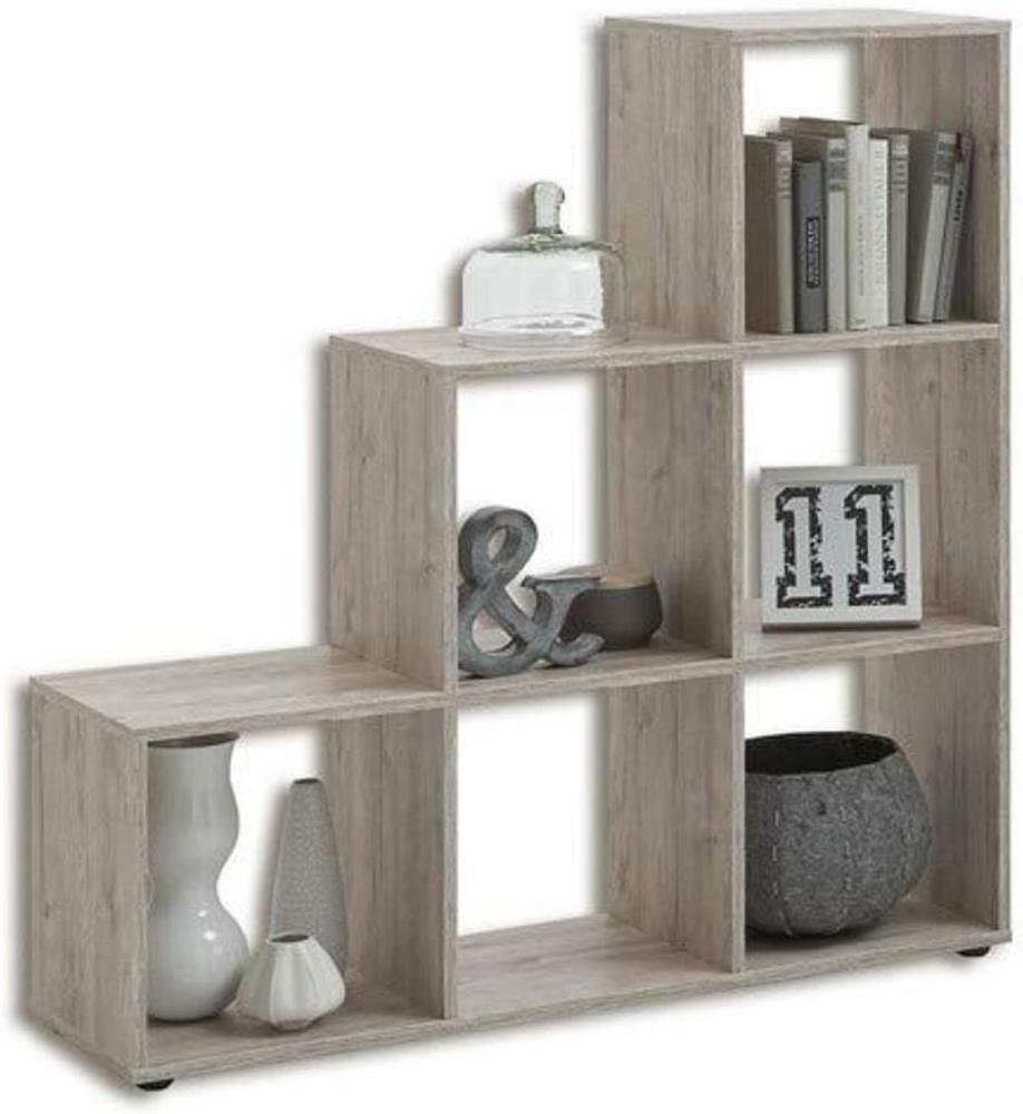 FMD Möbel Mega 1 Raumteiler, Holz, sandeiche, 104. 5 x 33 x 108 cm Bild 1