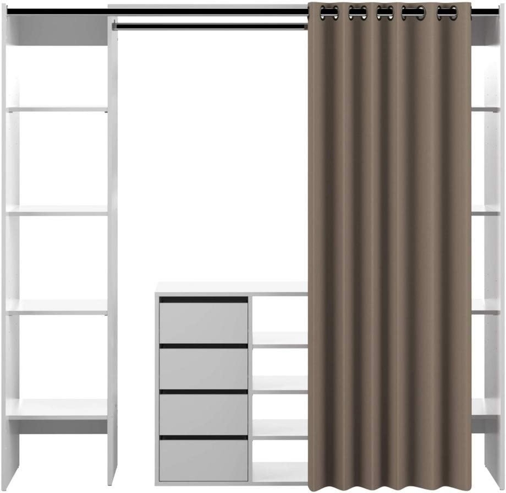 TemaHome Kleiderschrank TOM ausziehbar auf 185,3 cm Bild 1