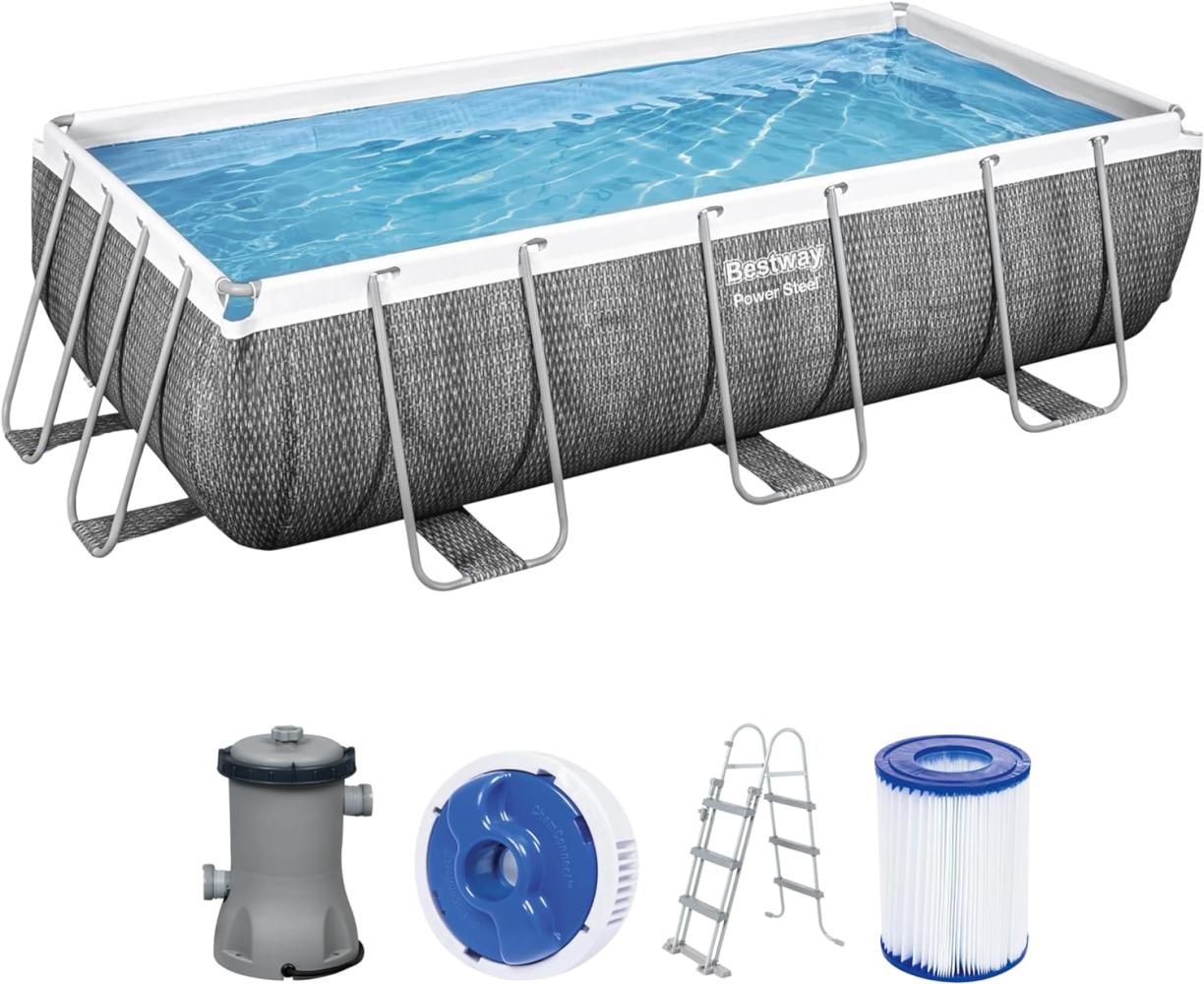 Bestway Power Stahlrahmen-Pool Set 404x201x100 cm 92837 Bild 1