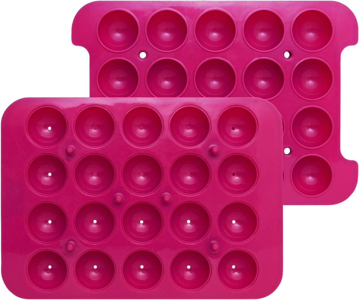 Birkmann CakePop-Baker Rund, Kuchenform, Kuchen Form, Backzubehör, Silikon, Ø 3. 5 cm, 250697 Bild 1