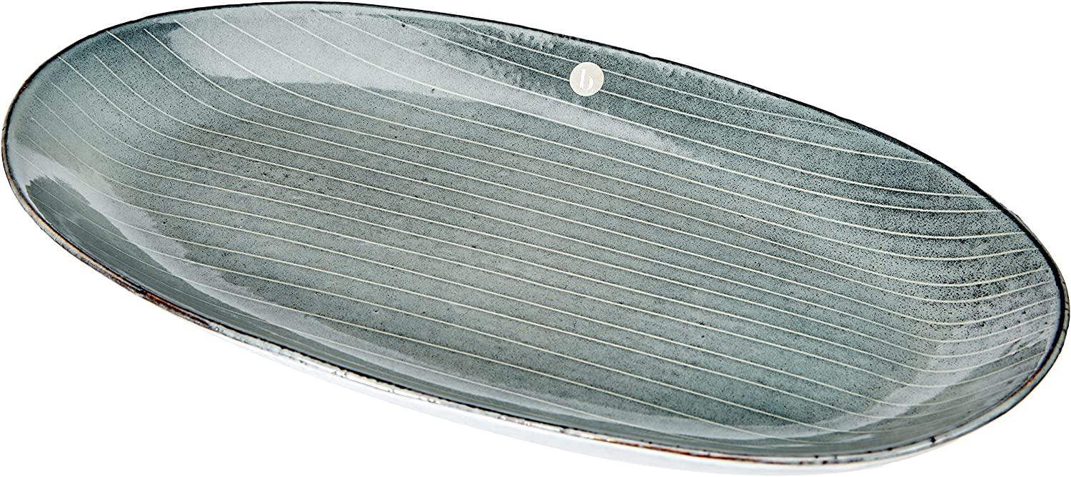 Broste Copenhagen NORDIC SEA Platte oval L 17 x 30 cm Bild 1