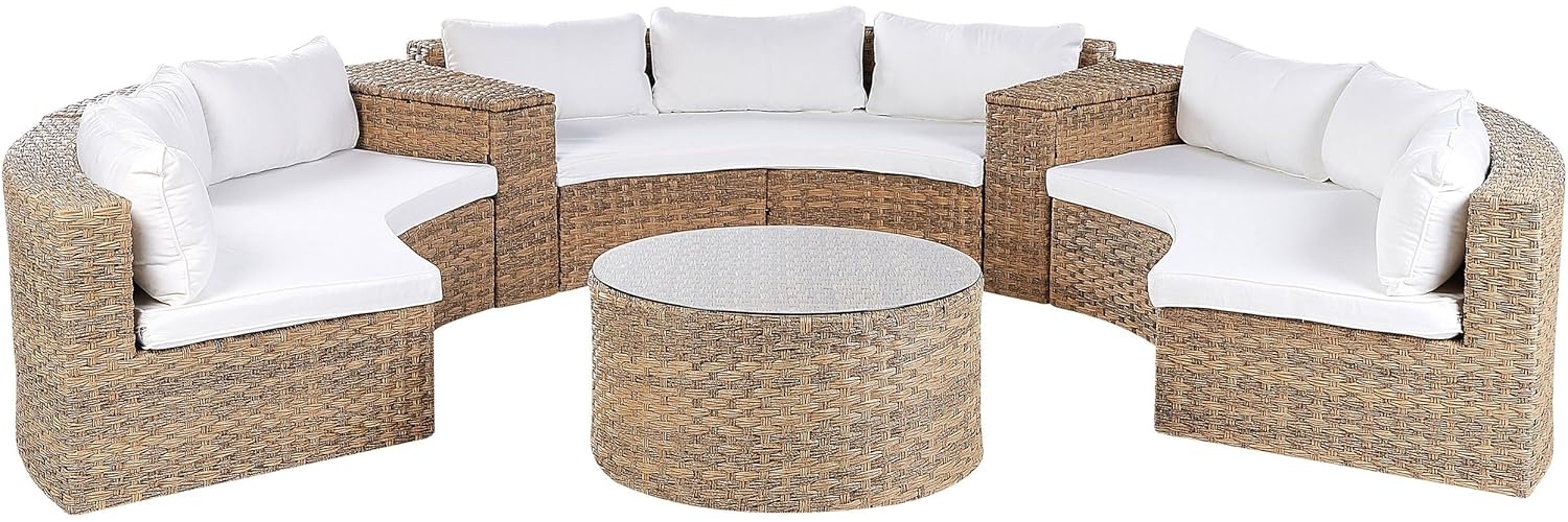 Lounge Set SEVERO Goldbraun Bild 1