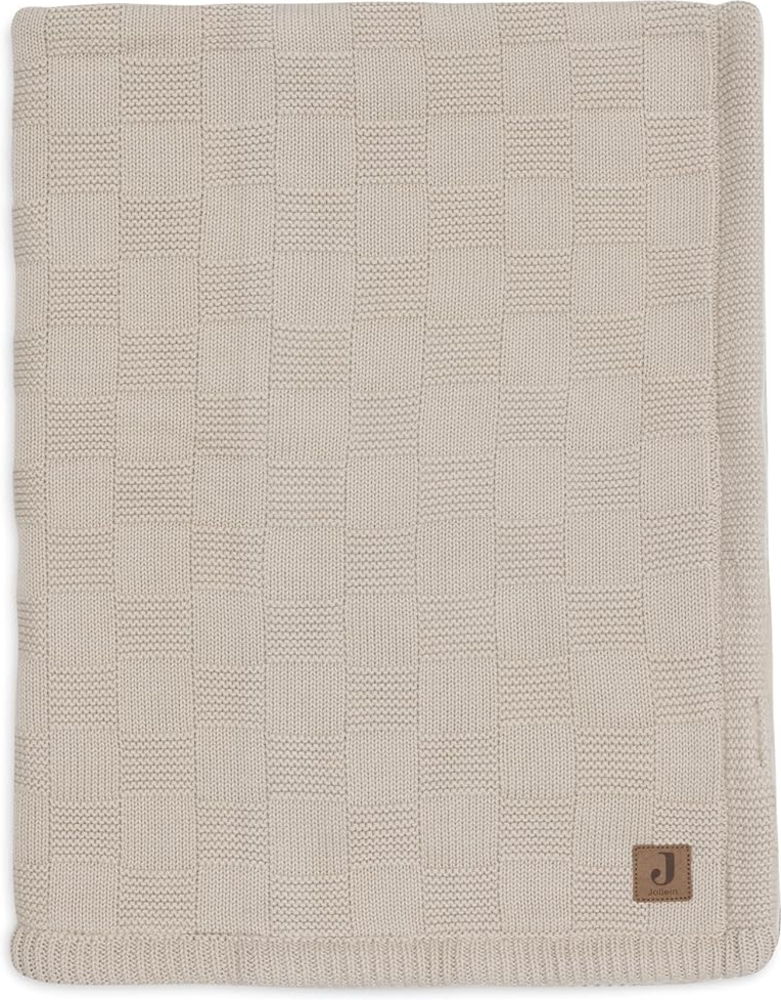 Jollein Babydecke - Box Knit/Samt- 75 x 100 cm - W Bild 1