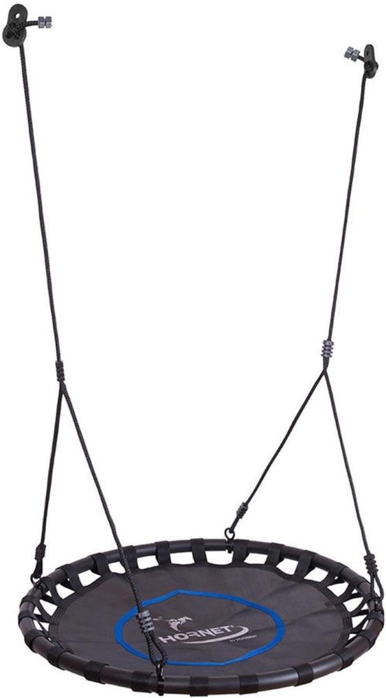 HUDORA 72163 'Hornet' Nestschaukel, 90 Ø cm, ab 4 Jahren, bis 100 kg belastbar, schwarz-blau Bild 1