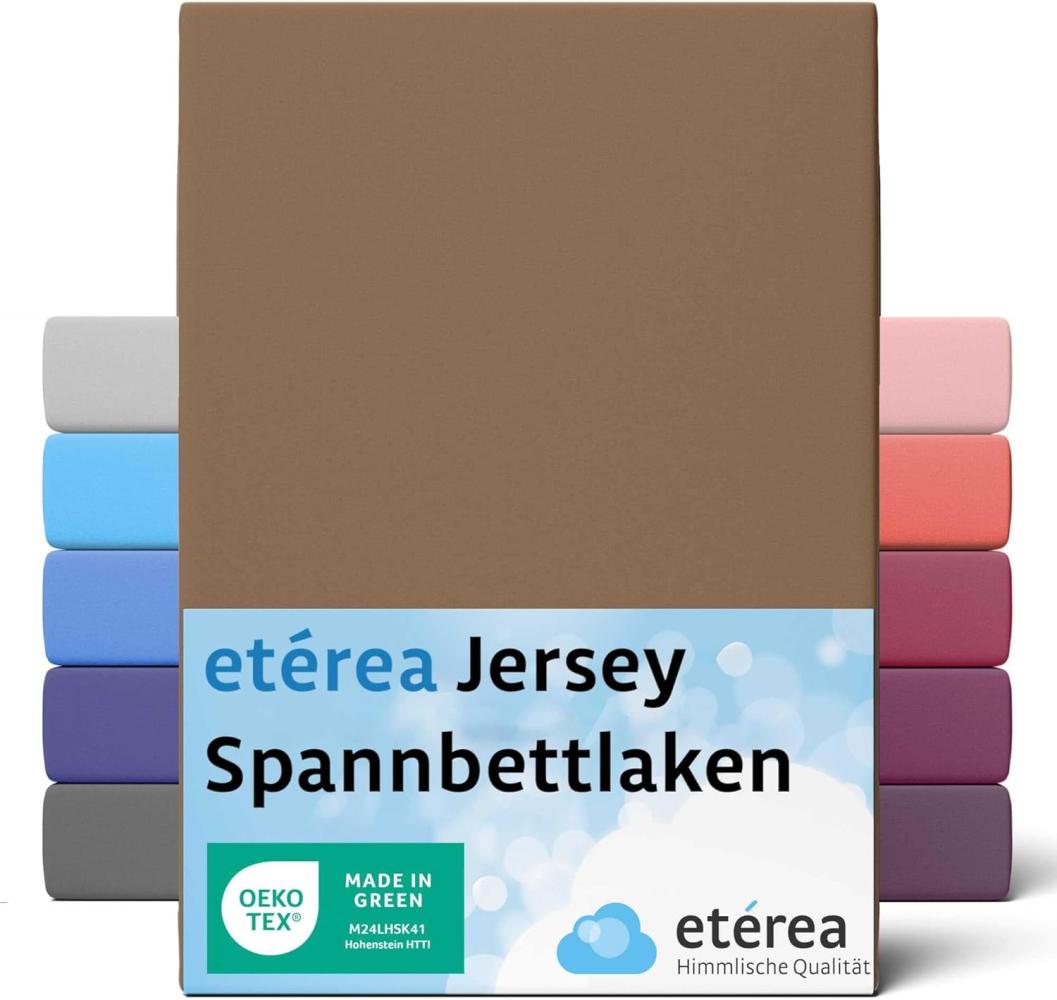 etérea Comfort Jersey Spannbettlaken Stucco 140x200 cm - 160x200 cm Bild 1